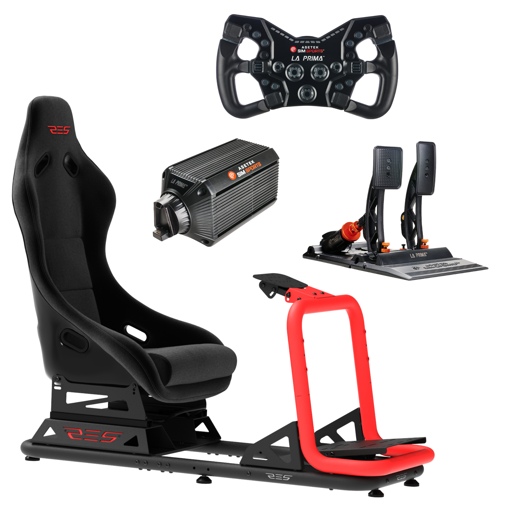 Simracing Bundle Asetek La Prima + Res-Tech Simply GT | Direct Drive ...