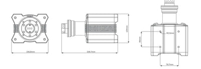 Base Direct Drive R9 V2 MOZA Reacondicionado