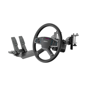 Moza R5 Pro Truck Bundle with Direct Drive base, TSW truck wheel and SRP Lite2 pedals