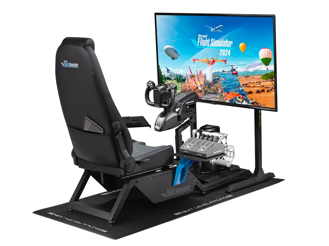 Full Simulator Full Motion Flight Simulator Cockpit Next Level Racing Flight Simulator ...