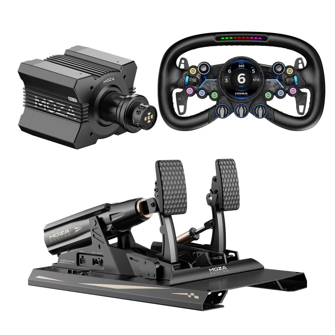 moza r12v2（12Nm） MOZA R12 V2 Bundle | 12 Nm Direct Drive Wheelbase | Simufy
