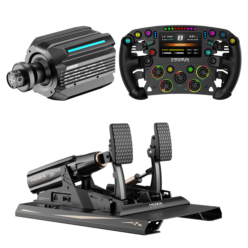 Pacote MOZA R25 Ultra TrueTorque