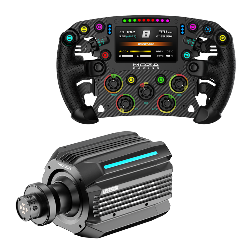 Pacote MOZA R25 Ultra TrueTorque