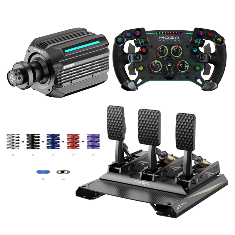 Pacote MOZA R25 Ultra TrueTorque