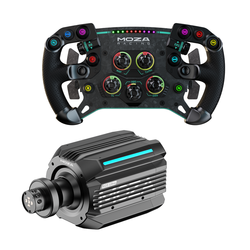 Pacote MOZA R25 Ultra TrueTorque