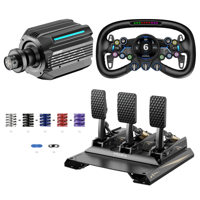 Pacote MOZA R25 Ultra TrueTorque