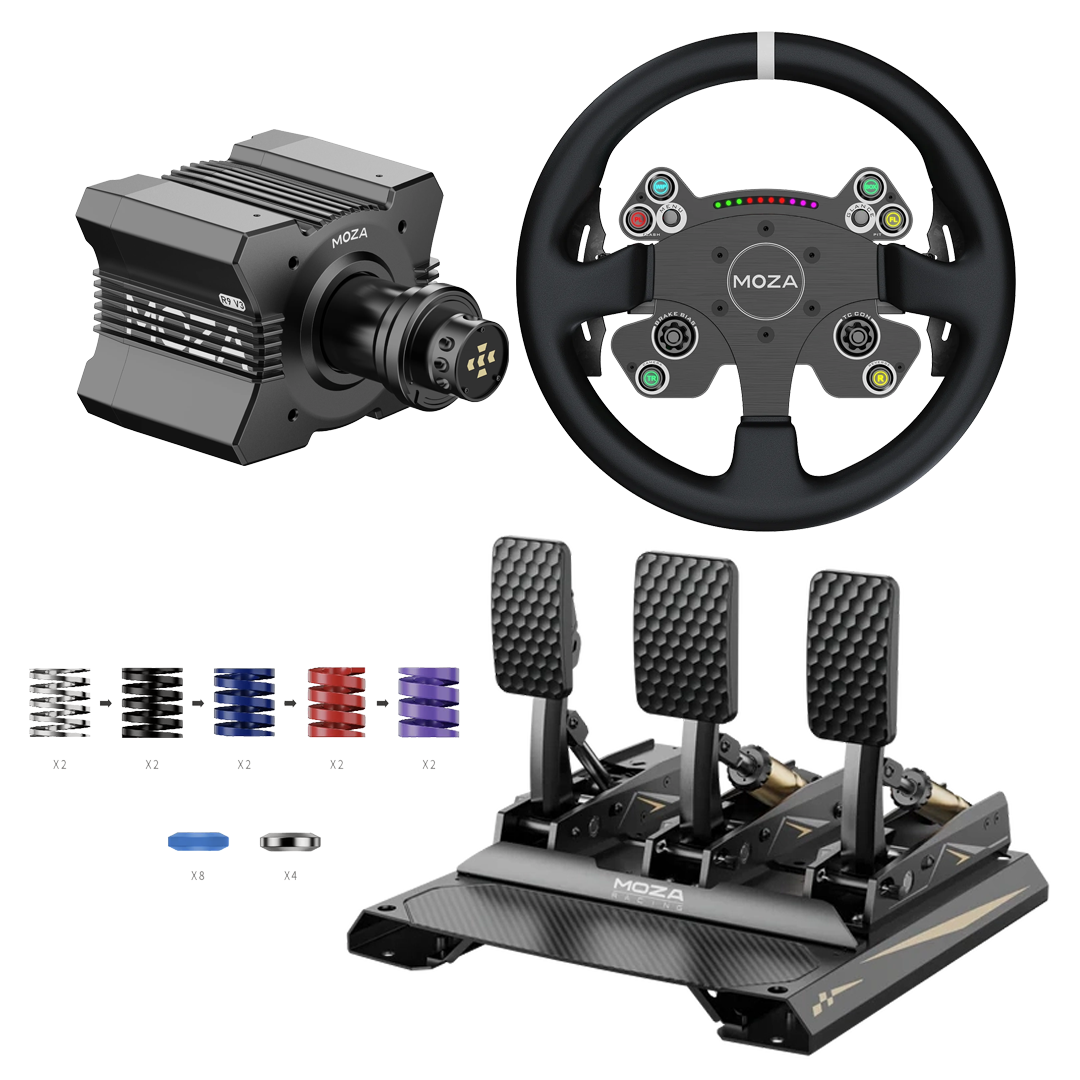 moza r9 pedals MOZA R9 V3 Bundle