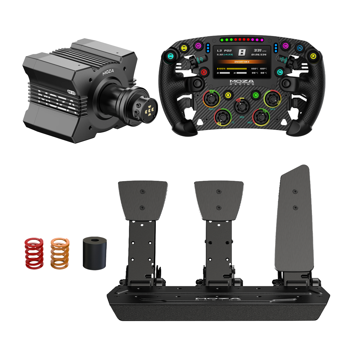 moza r9 pedals MOZA R9 V3 Paket