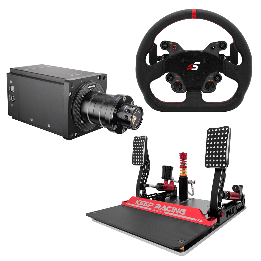 Pack Simagic Alpha Mini | DD 10 Nm + Wheel & Pedals | Simufy