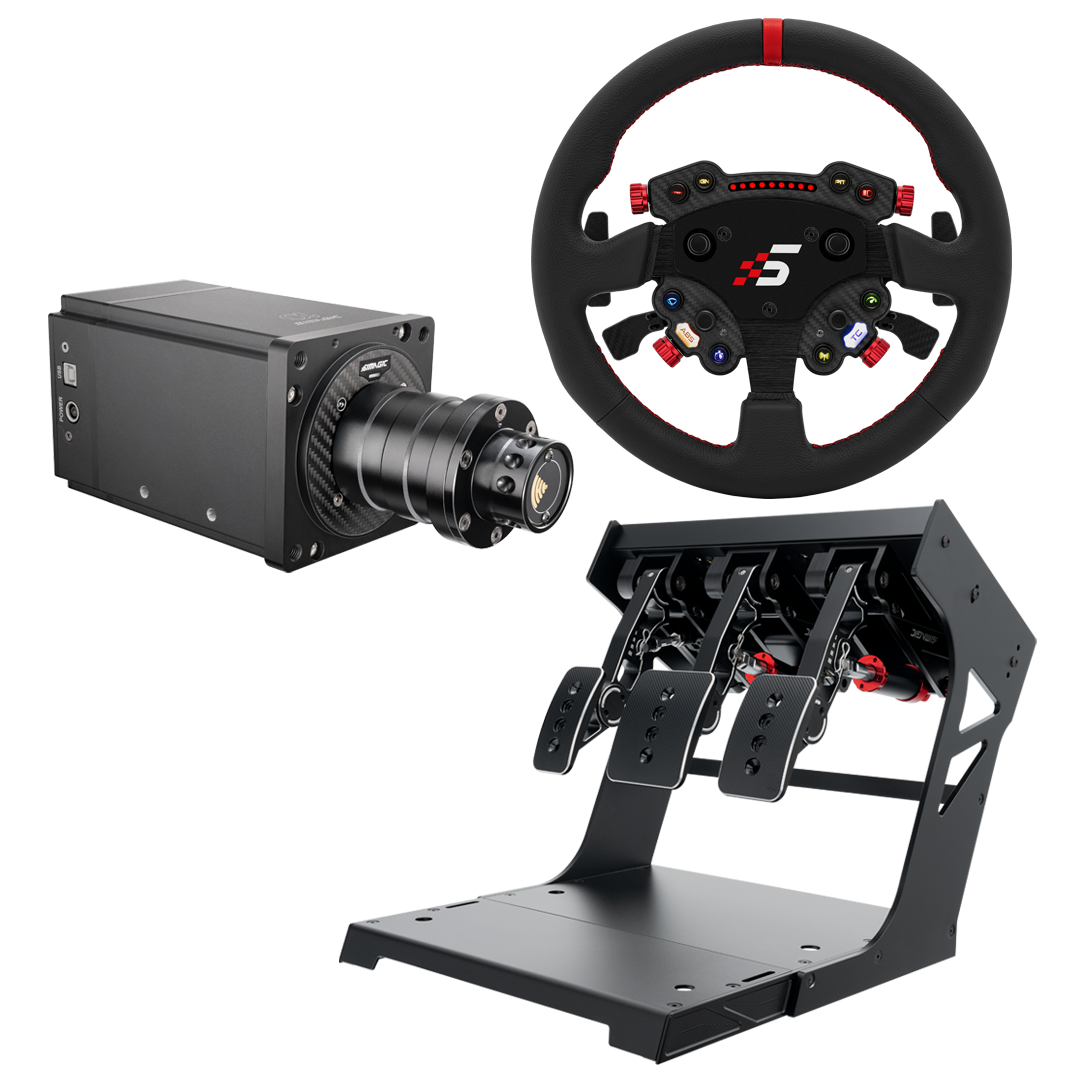 Pack Simagic Alpha | DD 15 Nm + Wheel & Pedals | Simufy