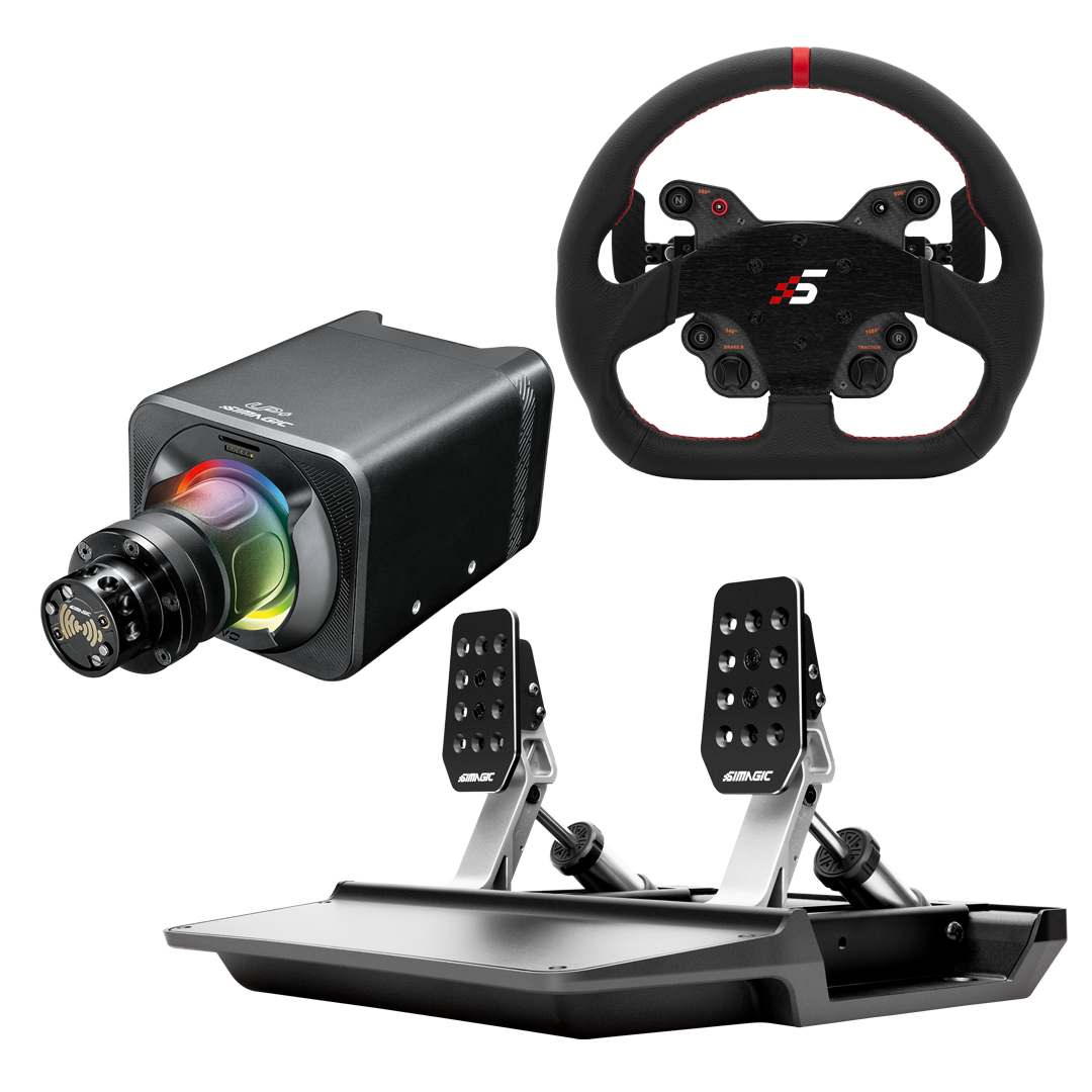Pack SIMAGIC Alpha EVO Sport: Direct Drive 9 Nm + Steering Wheel +