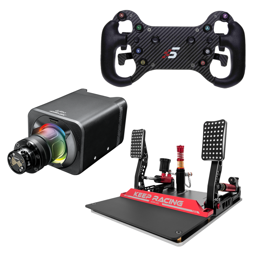 Pack SIMAGIC Alpha EVO Sport: Direct Drive 9 Nm + Steering Wheel +