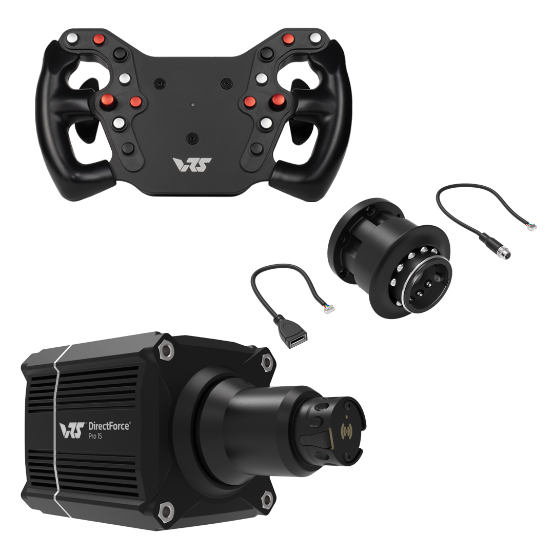 Df15 Vr Pack VRS DFP15 15 Nm | Base, Volante y Pedales | Simufy