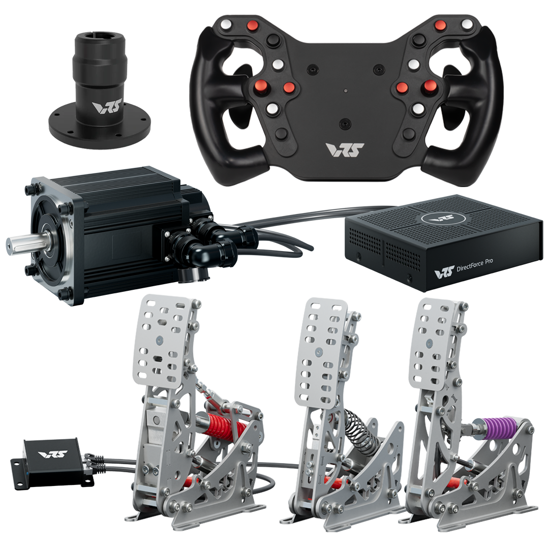 Pack VRS uDFP20 20 Nm | Base, Volante y Pedales | Simufy