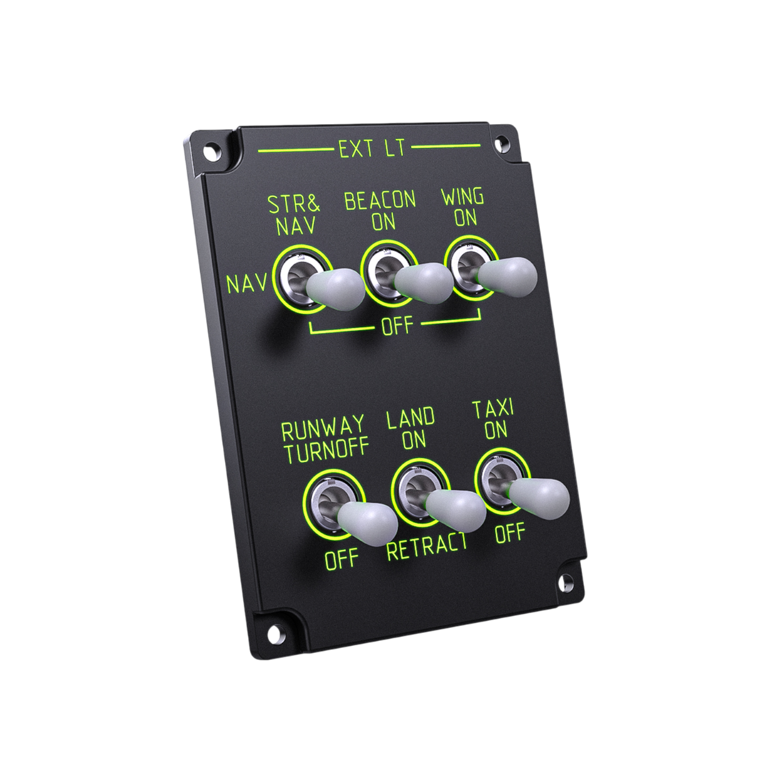 Panel Vector Lighting MCP para Vector Yoke con interruptores 3 ...