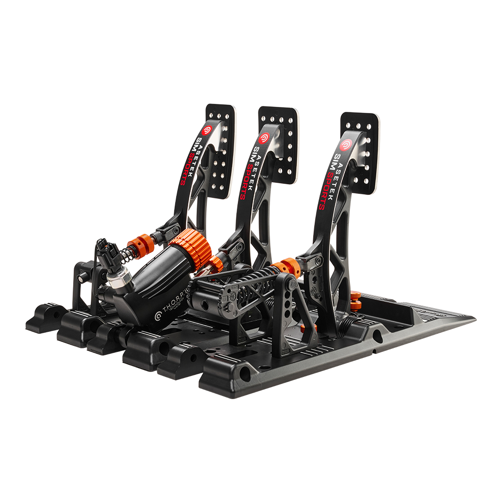 Vista frontal de los pedales Invicta S Series THORP II