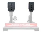 Pedais Simagic P1000 com placa frontal plana