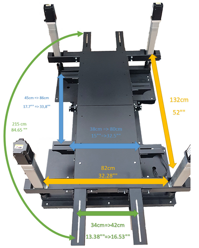Plataforma de movimiento P7MP 6DOF Prosimu