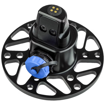 Cube Controls QRX Lado Base Classic, quick release en ergal 7075 con conector USB integrado para bases de 50,8 y 70 mm