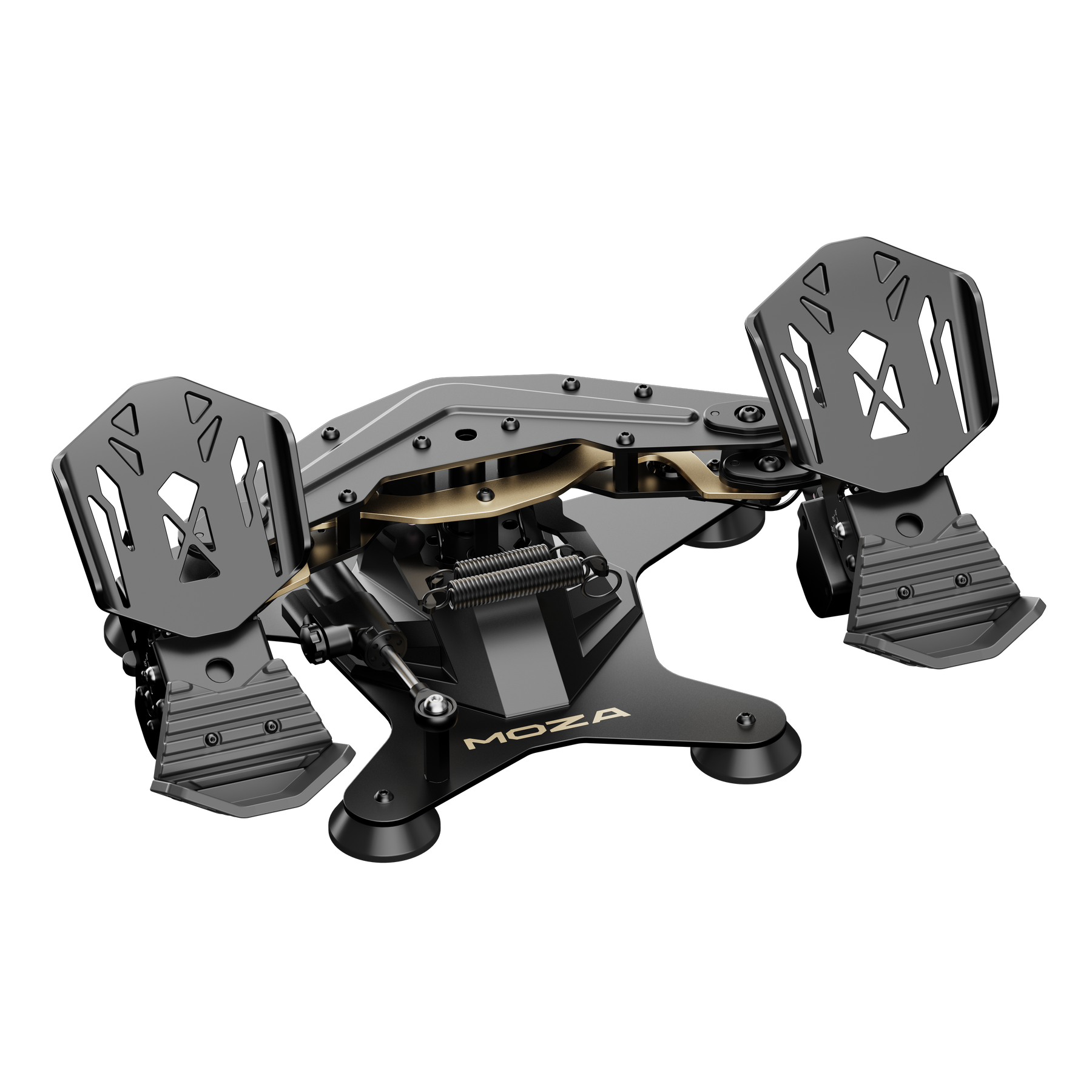 Custom Rudder Pedals MOZA MRP Rudder Pedals | Metal Flight Pedals for PC/USB | Simufy