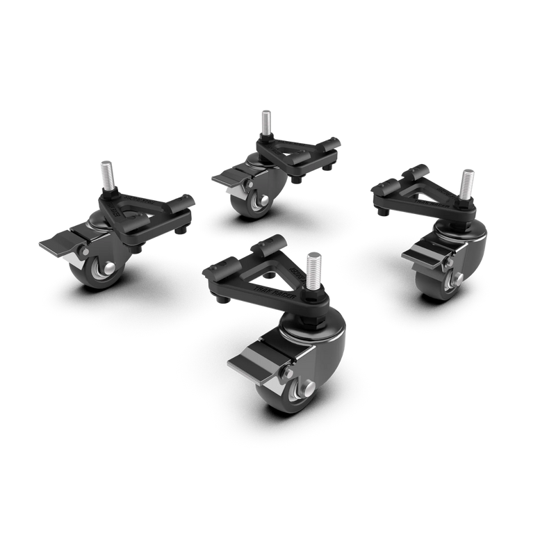 Trak Racer Universal Caster Wheels with Brake | Simufy