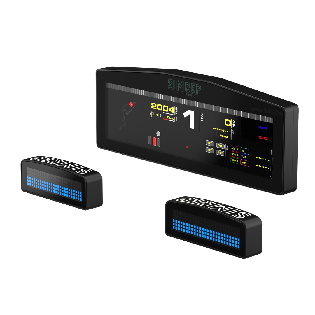 SimRep DDUXX1 | 8.8-inch Sim Racing Dashboard | Simufy