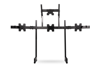 Next Level Racing Suporte de Monitor QUAD Elite cinza carvão com quatro ecrãs