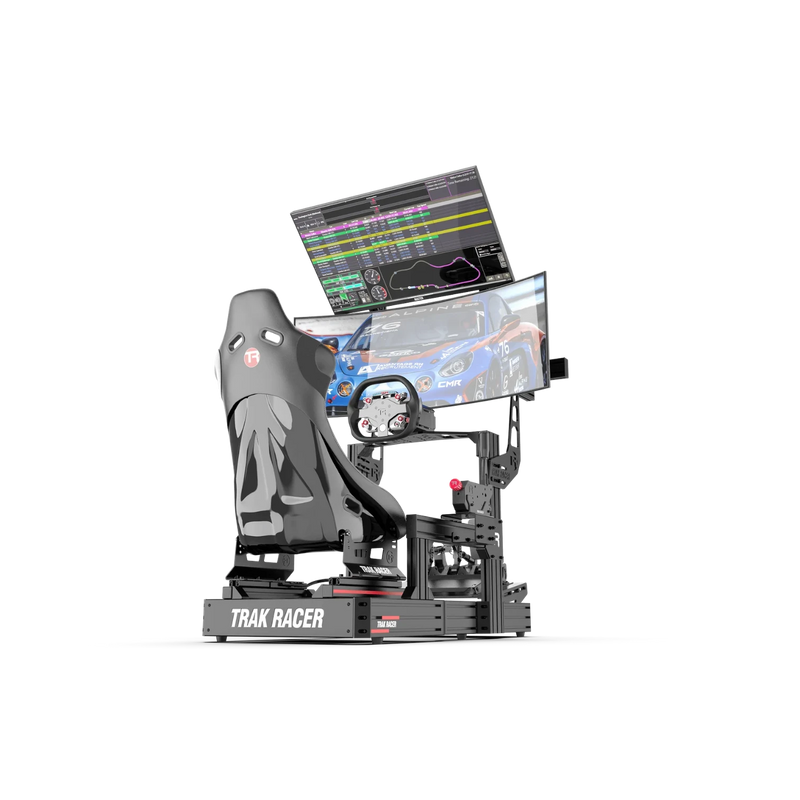 Monitor Mount Track Racer Integrated Dual Monitor Stand Trak Racer 1200mm Cockpit | Simufy