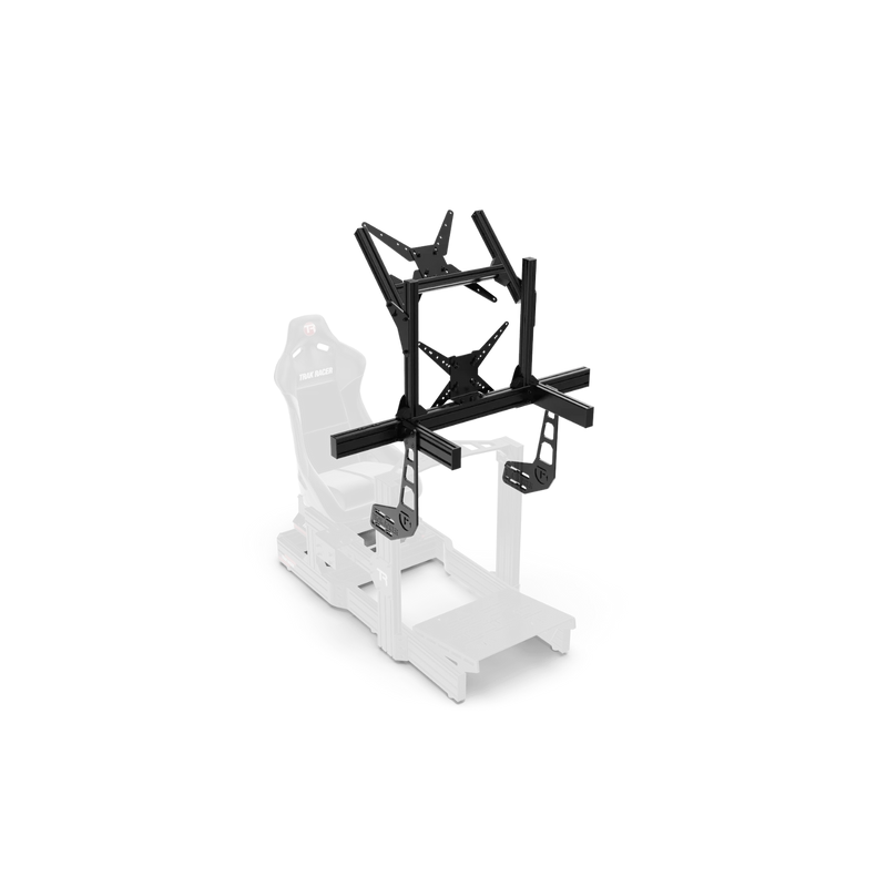 Integrated Dual Monitor Stand Trak Racer 1200mm Cockpit | Simufy