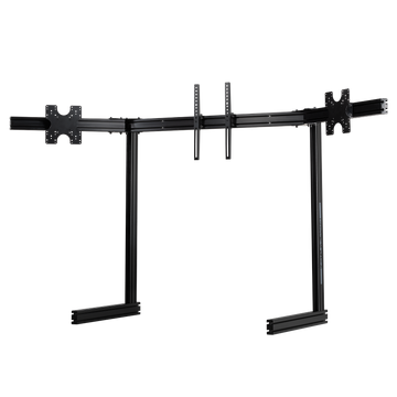 Next Level Racing Suporte de Triplo Monitor Externo Elite Black Edition com três ecrãs