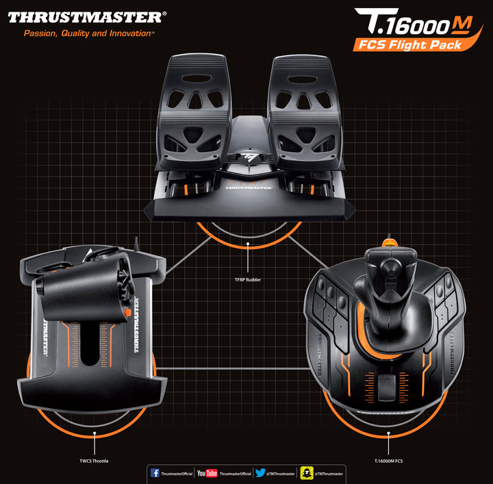 T.16000M FCS Flight Pack Thrustmaster | Simufy