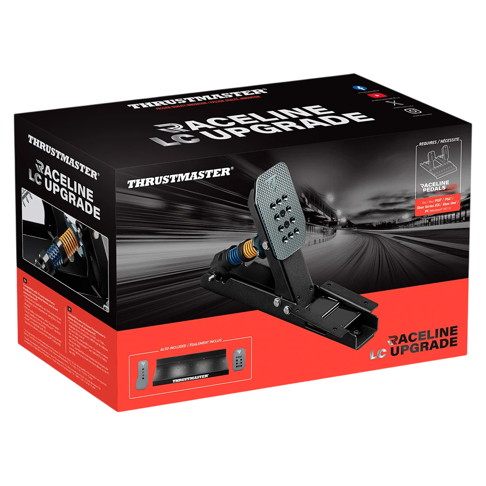 fanatec csl pedals with thrustmaster t300 Thrustmaster Raceline LC Upgrade Pedals Silver