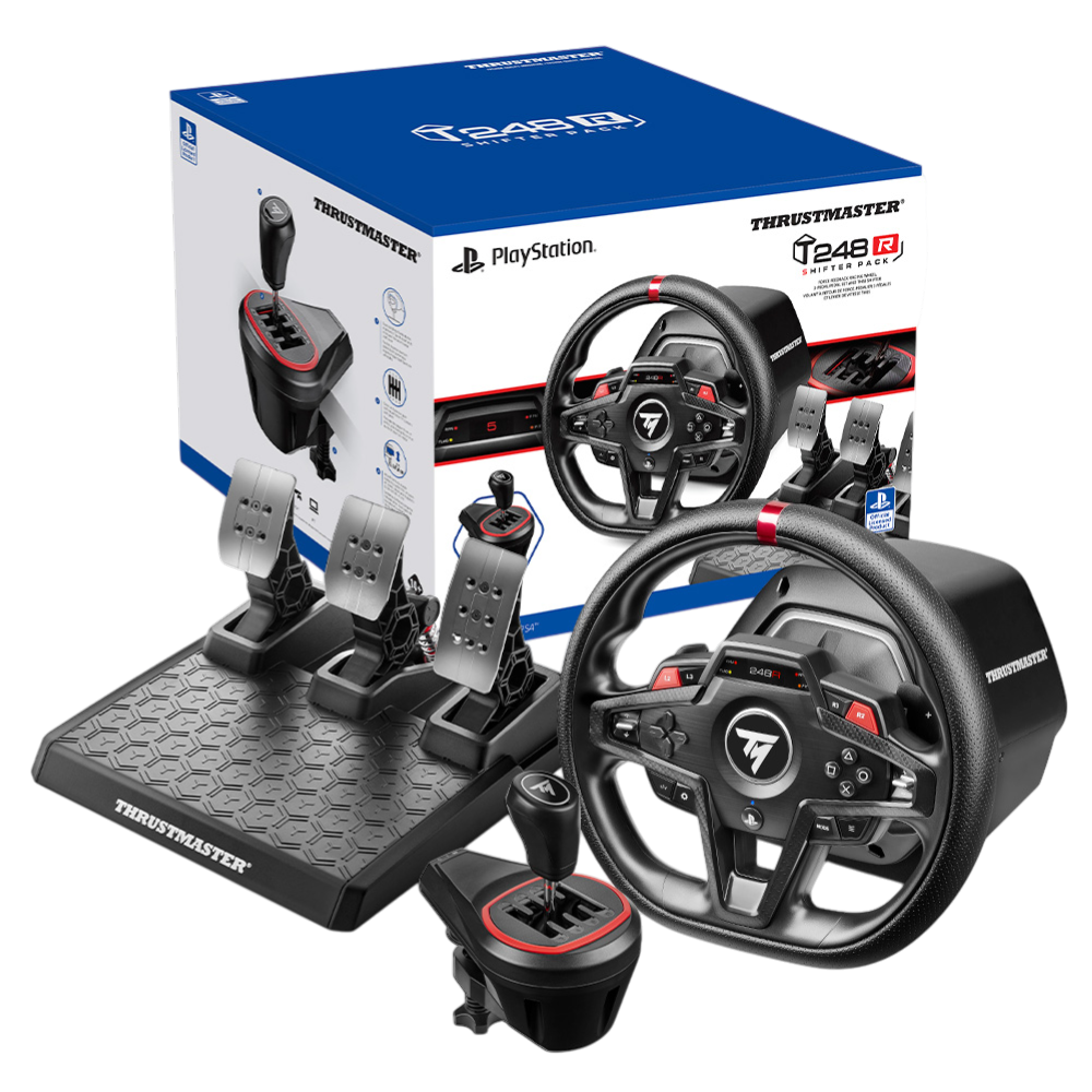 thrustmaster t500 rs gear shifter driver Complete Simracing Pack Thrustmaster T248R with TH8S Shifter