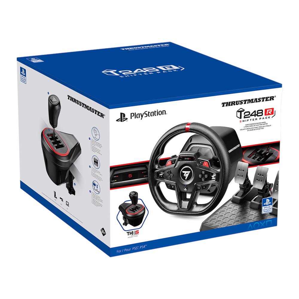 thrustmaster t248 pedale einstellen T248R Shifter Pack | 3,1 Nm, H-Schaltung Size:48cm - XS 70810 Gas Pedal Kit, supplier-direct