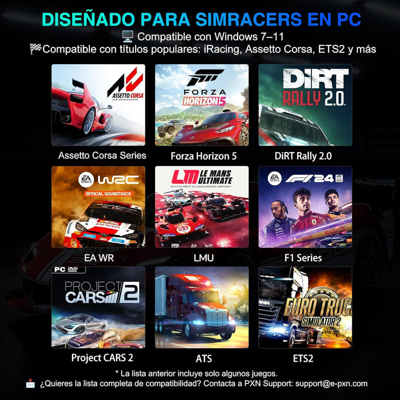 Pacote Direct Drive PXN VD4 ​​​​4Nm