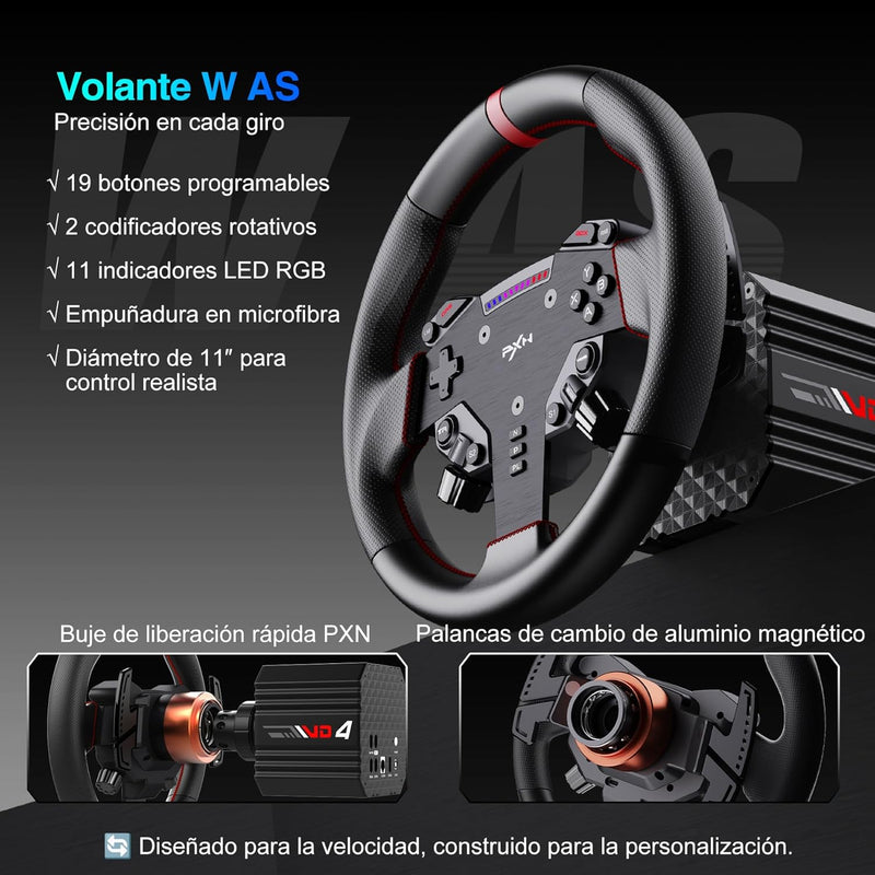Pacote Direct Drive PXN VD4 ​​​​4Nm