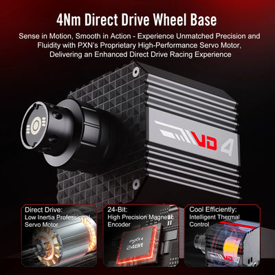 Pacote Direct Drive PXN VD4 ​​​​4Nm