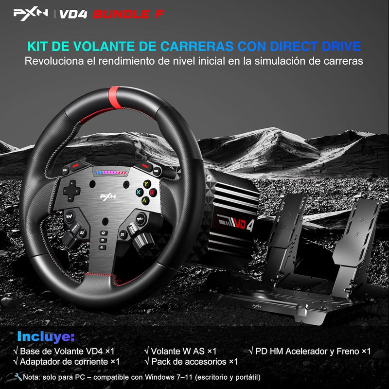 Pacote Direct Drive PXN VD4 ​​​​4Nm