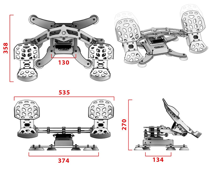 VPC ACE Collection Rudder Pedals Virpil | Simufy