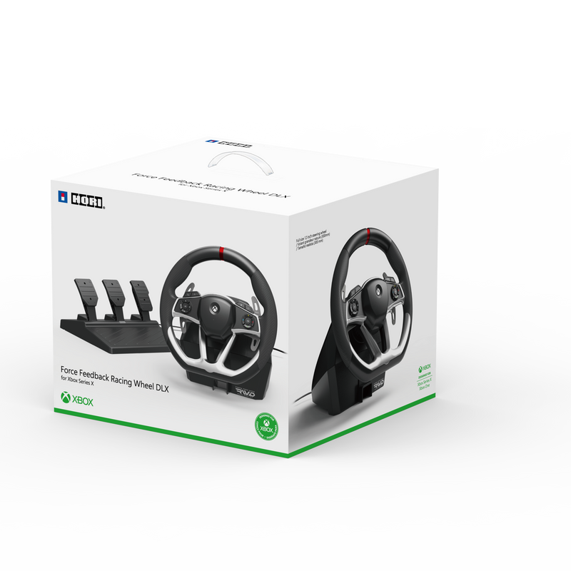 Volante de Carreras HORI DLX Force Feedback para Xbox / PC
