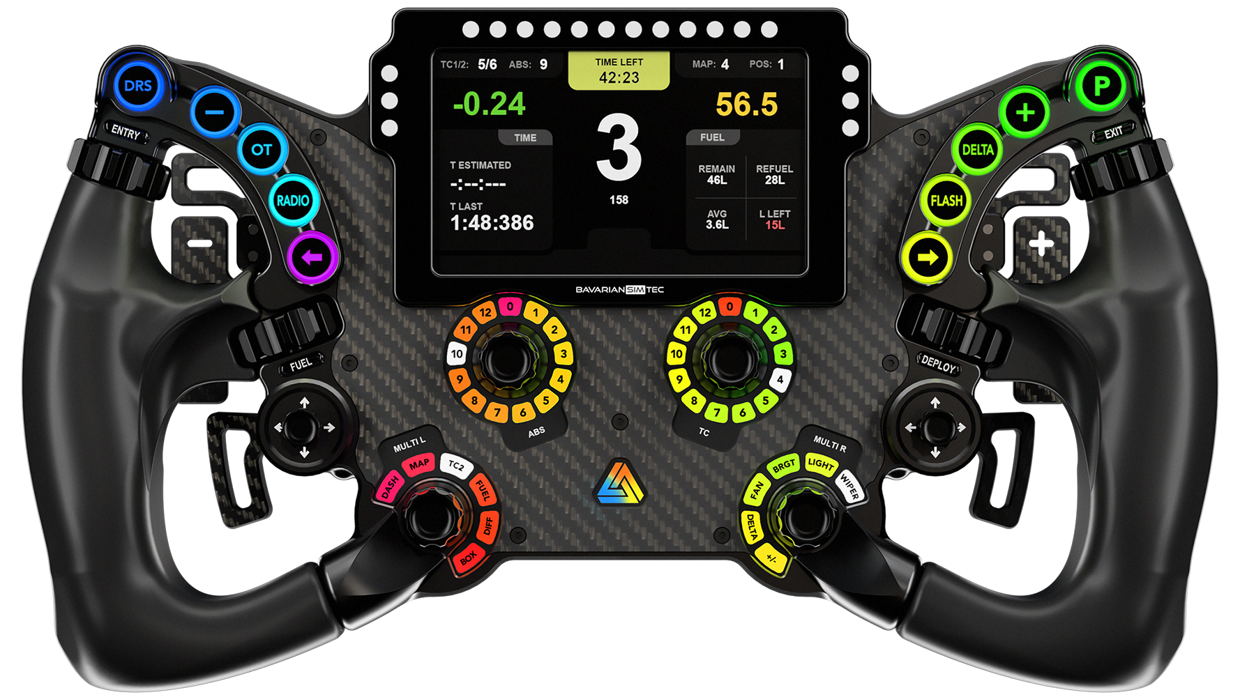 Delta PRO Steering Wheel – Precision and Intelligence in Simracing | Simufy
