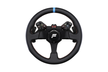 Fanatec CSL R330 V2 QR2 leather wheel, front view