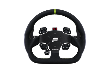 Fanatec ClubSport GT Alcantara V2 QR2 330-mm-Lenkrad mit limettengrünem Streifen