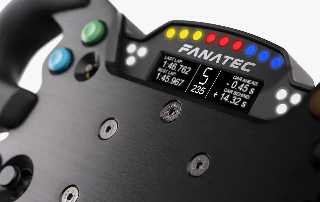PC用ゲームコントローラー・コンバーター FANATEC Podium GT3 Endurance PORSCHE QR2 Fanatec Podium GT3 Endurance QR2 Steering Wheel | Simufy