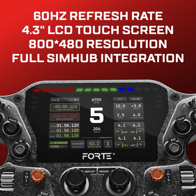 Volante Forte Formula PRO Asetek SimSports