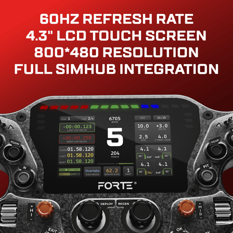 Volante Forte Formula PRO Asetek SimSports