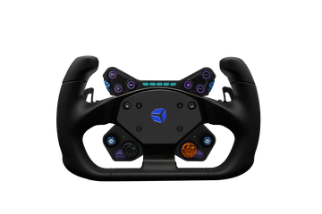 Volante Cube Controls GT PRO V2 con aro GT-Zero Rubber, vista frontal