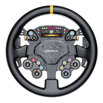 MOZA CS Pro with 6-paddle setup for F1 and endurance