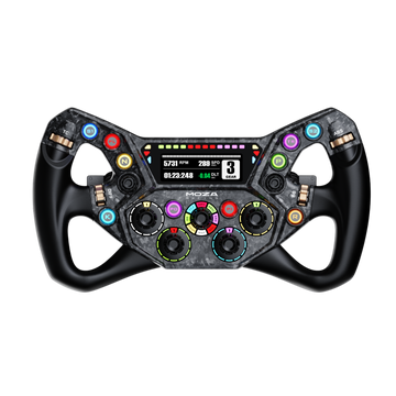 MOZA KS Pro 300 mm GT steering wheel with HD display for sim racing