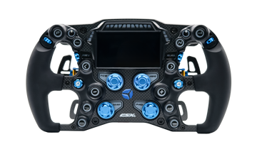 Cube Controls CSX-3 Color Edition, volante de Fórmula para sim racing con pantalla táctil de 4 pulgadas